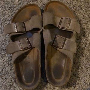 Brown Suede Birkenstock’s